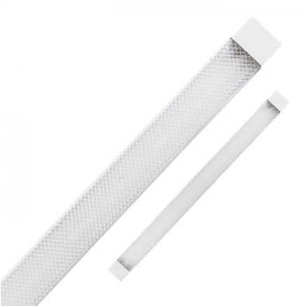 YASTA Plafoniera Led Lineare da Soffitto 120cm 100w Luce Calda Barra Led Sottopensile Slim 3000K Lampada Rettangolare Sottile per Cucina Bagno Garage Ufficio