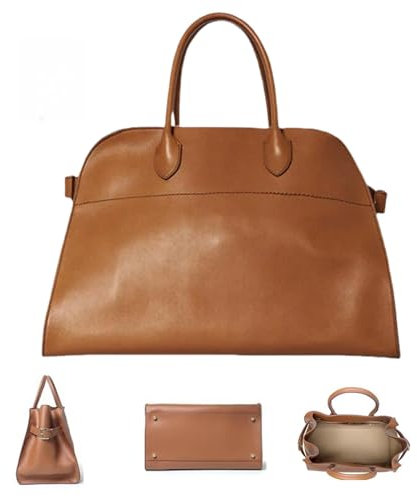 Generisch Leather Tote Bag for Women,Large Capacity Shoulder Bag,Luxury Retro Casual Hobo Purse