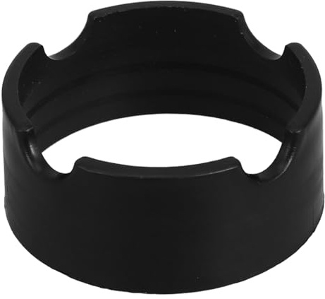 TINEASUR Bague De Pied De Parasol en Plastique Noir pour Support De Base De Jardin Facile À Installer Et Remplacer Accessoire De Parasol ExtéRieur