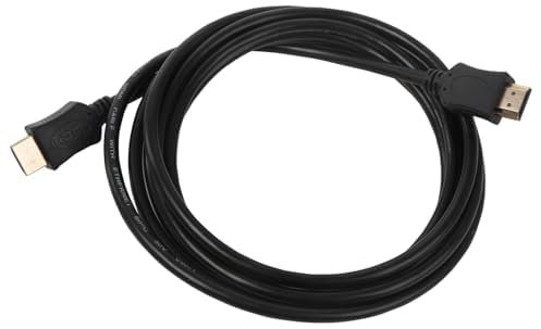 Zarivy HDMI-Kabel, 3 m, schwarz, High Speed, unterstützt 4K, Audio und Video, ideal zum Anschluss von Multimedia-Geräten an Displays.