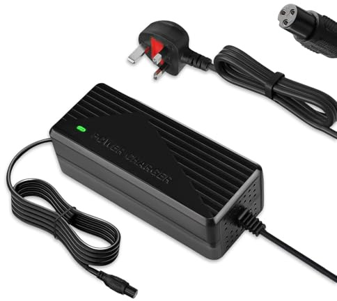 TOCMSNHG Electric Scooter Charger, 42V 2A Hoverboard Charger for 36V Battery, Mobility Scooter Chargers for Electric Scooters, Self-Balancing Scooter, Unicycles, Hoverboard