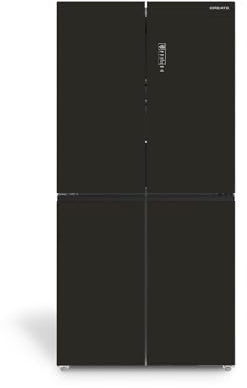 CREATE / FRIDGE STUDIO CROSS DOOR 503 / Kühlschrank im Cross-Door-Stil mit 4 Türen 503L Schwarz / 85,3 x 69,8 x 177,5cm / No Frost, Urlaubsmodus, antibakterielle Behandlung, Touch-Elektronik, 170W