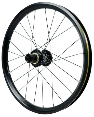 LSRRYD Kinderfahrrad Vorderrad Hinterrad 20 Zoll Fahrrad Scheibenbremsen-Laufradsatz 100×9mm/135×10mm Schnellspanner 24 Loch Fahrradfelgen Kompatibel Mit HG 8 9 10 11 12 Speed Kassette(Rear Wheels)