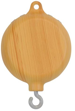 Motor móvil para cuna – Caja de música móvil giratoria, 35 canciones giratorias de madera de imitación para cuna de bebé | Caja de música para guardería, motor de cuerda para móvil, calmante, niños