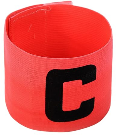 Kaptensbindel fotboll – halkfri, elastisk fotbollskaptensband, hållbart sport-C-armband | justerbart kaptensband för fotboll, basket och lagspelare, lätt, bekväm passform