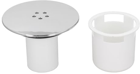 Emoshayoga Copri Scarico per Doccia, Tappo per Vasca, Raccogli Capelli, Flusso Rapido, per Piatto Doccia, con Foro per L'acqua di Scarico da 90 Mm
