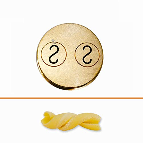 Trafila in bronzo formato Trecce grandi Treccia gigante per macchina pasta fresca professionale VIP/2 2,8kg e VIP4 4kg e compatibile FIMAR MPF 2,5 e MPF 4