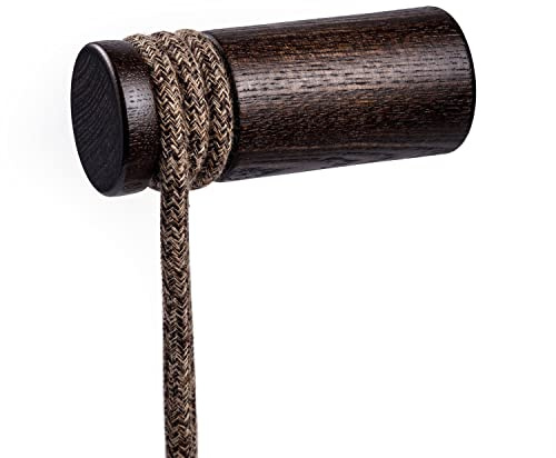creative cables Rolé, pasacables de Madera, fijación a Pared para lámpara Colgante - Efecto Wengué