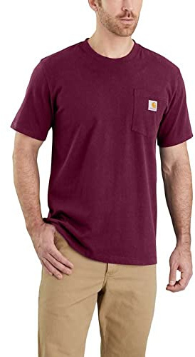 Carhartt Herr arbetskläder ficka kortärmad t-shirt arbete användbarhet