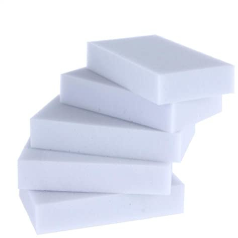 100 Stücke Magie Reinigung Schwamm Radiergummi Schwämme Melamin Schaum Reinigung Pad Schaum Reinigungsstelle Radiergummi-schwamm Für Alle Oberfläche Badezimmer Küche Boden Baseboard Wandreiniger Grau