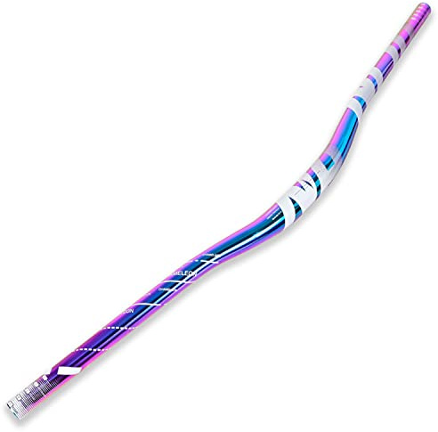 WLDOCA Fahrrad Bunte Lenker MTB XC Downhill Racing Rise Lenker 6061 Aluminium Legierung Regenbogen Lenker 780mm,A,780mm