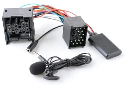 LeHang Auto Wireless Bluetooth Audio Adapter MIC Handsfree AUX Kabel Ersatz Kompatibel mit BMW E46 3 Series 2002-2006