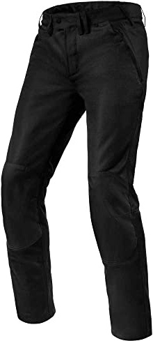 REV'IT! Revit Eclipse 2 Pantaloni tessili da moto, nero, Short M