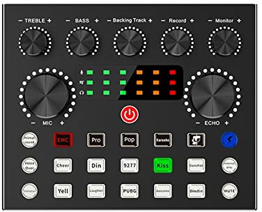 Bstepompre Carte Son V8S Live Compatible avec Plusieurs Plates-Formes de Diffusion en Direct à L'éTranger