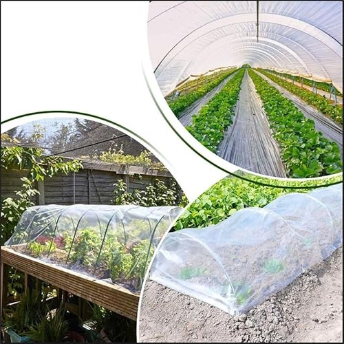 Heavy Duty Dust Sheet Greenhouse Cover Plastic Polythene Sheeting | 4m Wide 500G | Opaque (1m x 4m)