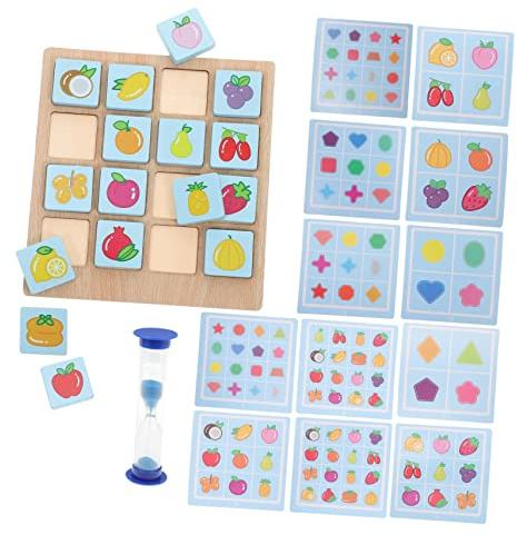 Gioco di Memoria Istantanea in Legno, Toy Educativo