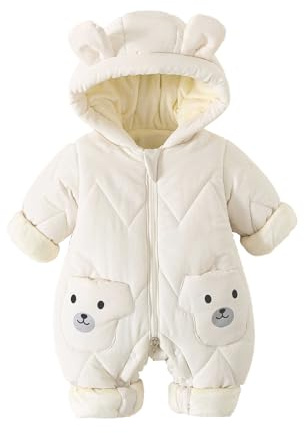 JiAmy Baby Snowsuit Newborn Baby Winter Clothes 0-12 Months