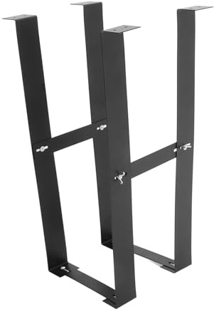 Supporto Sospeso per Torre PC Sotto Scrivania in Acciaio al Carbonio Nero | Struttura Solida e Resistente alla Corrosione, Design Pratico Lavorazione Fine