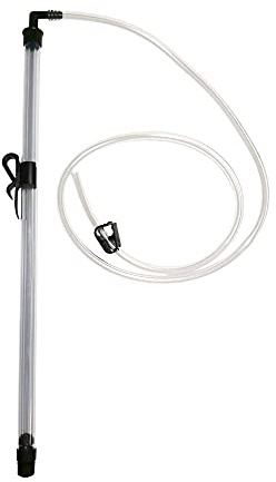 DIAH Do It At Home 56cm (22) Large Auto Siphon Kit with Flow Control Clip & Bucket Clamp - Clear Racking Cane Liquid Transfer Pump for Homebrew Beer, Wine Making & Big Carboys