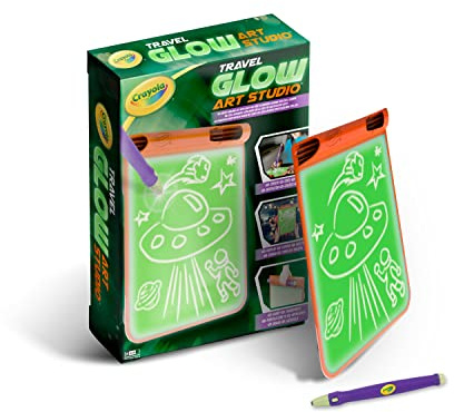 Crayola, Travel Glow Art Studio, Leuchttafel, ab 6 Jahren | Spiel und Geschenk für Kinder