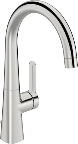 Hansa HANSADESIGNO Style tvättställskran, urladdning 167 mm, med avloppsarmatur, 51032293