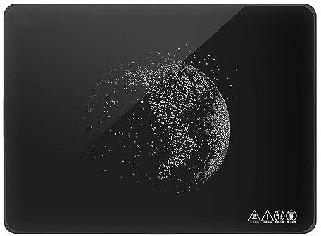 Piastra Scaldavivande Elettrico, Scaldavivande Elettrico Portatile, Controsoffitto in Vetro Temperato, 75W/Riscaldamento Rapido70°C- 120°C, Design Impermeabile, Facile da Pulire,Black 2