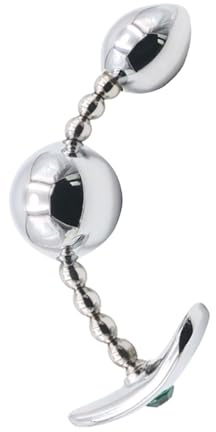 Plug anale Plug anale pieghevole in metallo in acciaio inossidabile Perline anali Tubo ano Prodotti per adulti impermeabili Plug Per Giocattoli sessuali per donne Masturbatore Dildo
