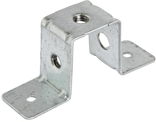 EMIN Demi Collier pour Tige Filetée Ø6 mm – Boîte de 100 – Fixation Rapide sur Plafond Bois & Béton – Acier Galvanisé A1 – Compatible Plafond Suspendu, Fourrure, Rail Métallique