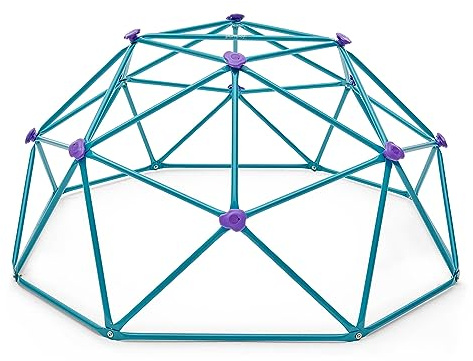 Plum Play Metal Deimos Climbing Frame Dome with support hand grips - 3 years plus - 190 x 190 x 90cm