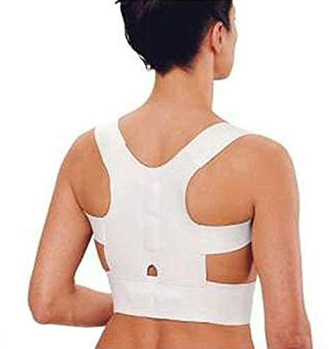 ONWEE Haltungskorrektur, verstellbar, für Damen, Rückenstütze, Rückenhaltung, Korrektor, Schulterstütze, Gürtel, Körpergesundheit, Sport, Schutzbänder, Rückenstütze (Größe: M) (L) Vision