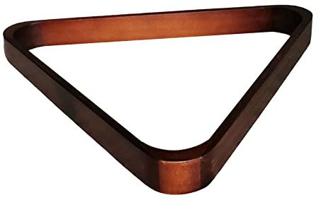 Qianly Billard Dreieck Aus Holz für 8 Bälle, 57,2 Mm Kugelhalter