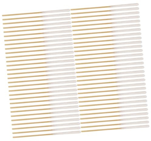 CLISPEED 60 pezzi Bastoncini di Cotone per Trucco e Pulizia Orecchie Multiuso per Donna Morbidi e Usa e Getta per Estensione Ciglia e Cura Dettagliata Portatile per Uso Quotidiano