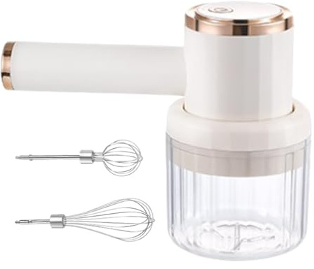 Compact Picadora de ajo – Robot de cocina 300 ml recargable por USB, Picadora eléctrica Mini – para jengibre Pimiento Pimiento Carne Verduras Frutas Nueces Puré y Preparación Culinaria Hogar