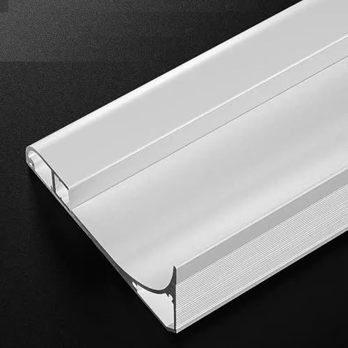 Zócalos LED con iluminación indirecta integrada, fácil instalación, perfiles LED multifuncionales para techo, pared y suelo, soluciones de iluminación de acento modernas
