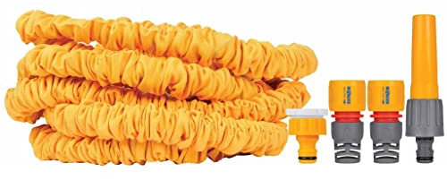 Hozelock Superhoze Expandable Hose 15 m Yellow Rubber Garden Hose