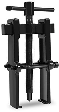 Estrattore di Cuscinetti, Estrattore per Cuscinetti Centrali, Estrattore per Cuscinetti Pilota in Acciaio al Carbonio, Regolabile, per La Rimozione della Puleggia (2,5 Pollici (35 x 45))