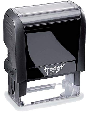 Timbro Autoinchiostrante Personalizzato 38x14 mm - Completo per Ufficio, Medicina e Automazione