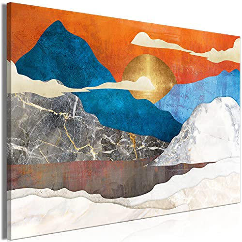 decomonkey Akustikbild 120x80 cm 1 Teilig Leinwand Modern Bilder Wandbilder XXL Schallschlucker Schallschutz Akustikdämmung Wandbild Deko Leise DKC1676a1XL