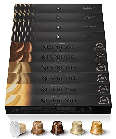 Nespresso Original - Assortiment Barista Creations - 100 Capsules Café