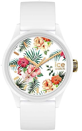 Ice-Watch - ICE solar power Legend - Weiße Damenuhr mit Silikonarmband - 020598 (Medium)