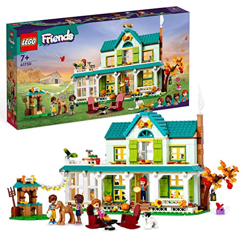 LEGO Friends Autumn's House, Dolls House Playset with Accessories, Toy Horse & Mia Mini-Doll, Toys for Kids, Girls and Boys 7 Plus Years Old, Birthday Gift Idea, 2023 Characters 41730