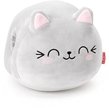 Legami - Cuscino, Apertura Scaldamani, super soffice, 25x24 cm, Tema Kitty
