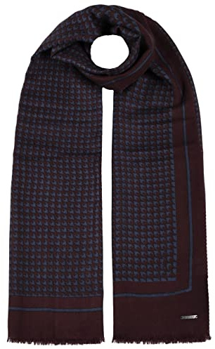 Stetson New Houndstooth Wollschal 100% Wolle Elegantes Design Damen Herren Herbst Winter