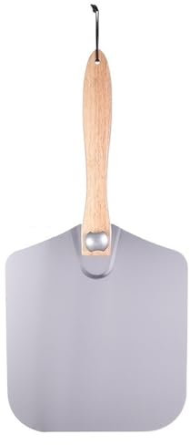 Pala per pizza Pala per pizza in alluminio da 12 pollici con manico lungo Pala per pizza personalizzata Fabbrica di prodotti per pasticceria Accessori per la cottura Utensili da cucina Pala per pizz
