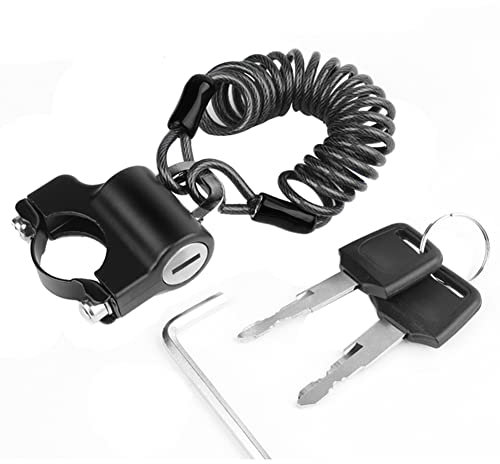 Ggnaxivs Bicycle Helmet Wire Rope Code Lock Motorcycle Electric Car Portable Lock Outdoor Rope Padlock Cycling Equipment,A