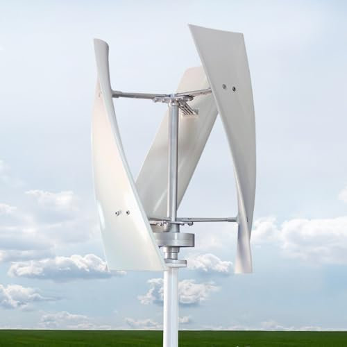 13000 W Low Speed Vertical Wind Power Turbine Generator, 12V 24V Space Saving Windmill Generator Suit for Home/RV/Marine Wind Turbine Generator Kit,12V