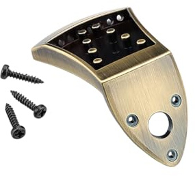 RuiJOTWAT Cordal de mandolina triangular de metal de bronce, piezas de repuesto para mandolina de tapa arqueada de 8 cuerdas