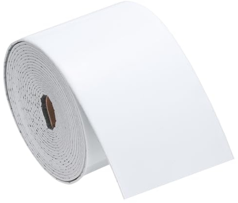 uxcell Peel and Stick Waterproof Wall Border, 4 x 197 White Removable Wallpaper Border Sticker Trim Wall Edging Lines for Wall Corner Table Furniture Mirror Frame