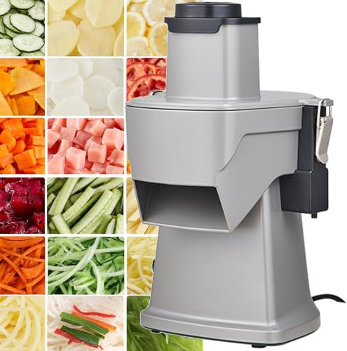 WOTZOV Cortador de Verduras y Frutas Profesional con Cuchillas, rallador, Picador de Zanahorias, Patatas y cebollas, rallador Profesional para Uso doméstico.