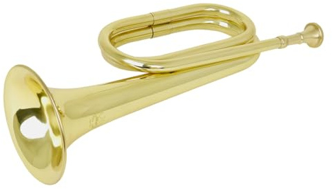Goldene Kupfertrompete C für Orchester und Band, Blasinstrument | Leicht zu Tragen, Rosthemmende Oberfläche, Einfach zu Bedienen für Schüler und Profis